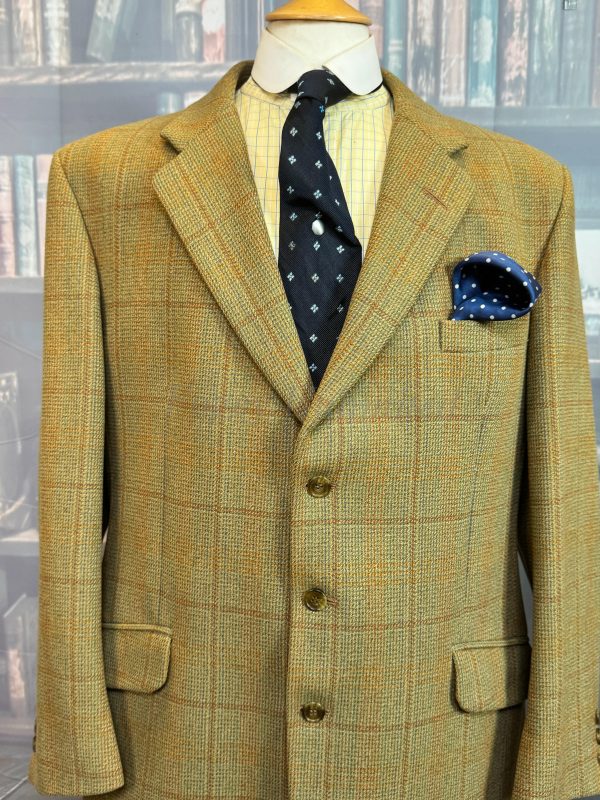 Vintage Tweed Hacking Jacket by Bladen for Carey Gunmakers Ledbury44R /112cm Chest (CAR44) - Image 3