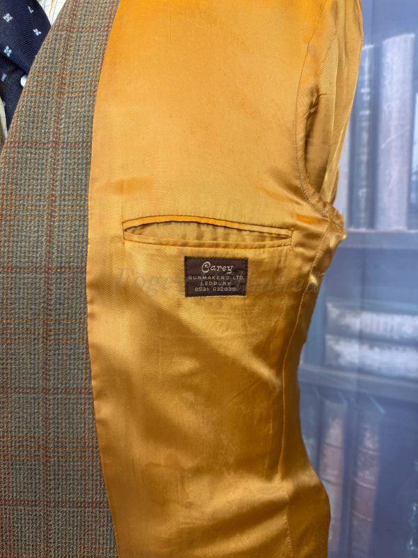 Vintage Tweed Hacking Jacket by Bladen for Carey Gunmakers Ledbury44R /112cm Chest (CAR44) - Image 8