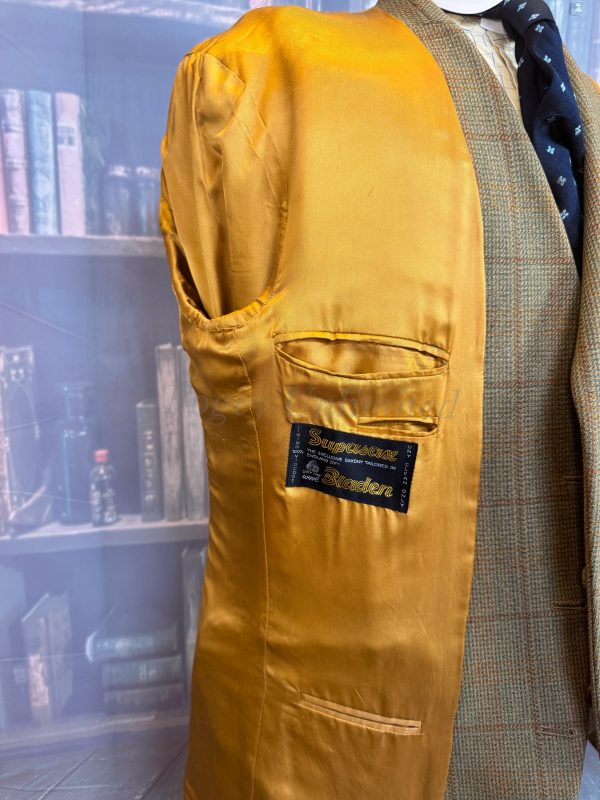 Vintage Tweed Hacking Jacket by Bladen for Carey Gunmakers Ledbury44R /112cm Chest (CAR44) - Image 9