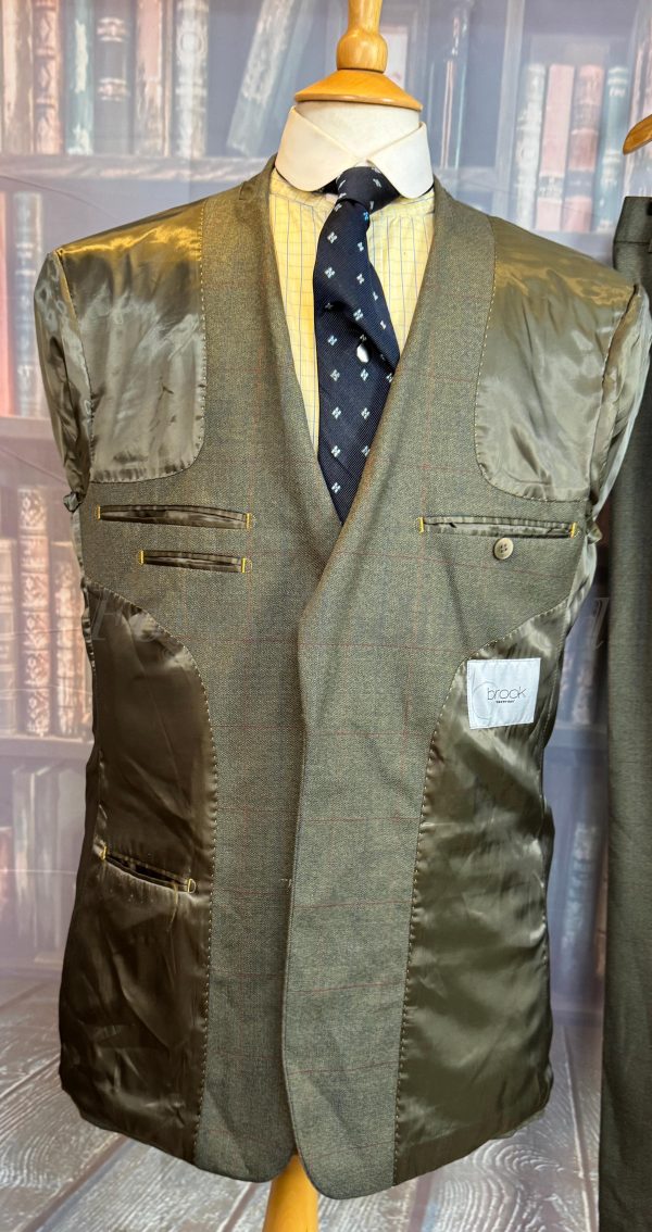 Brook Taverner 2 Piece Lightweight Suit.  40C/35W/32L (PKBT40) - Image 9