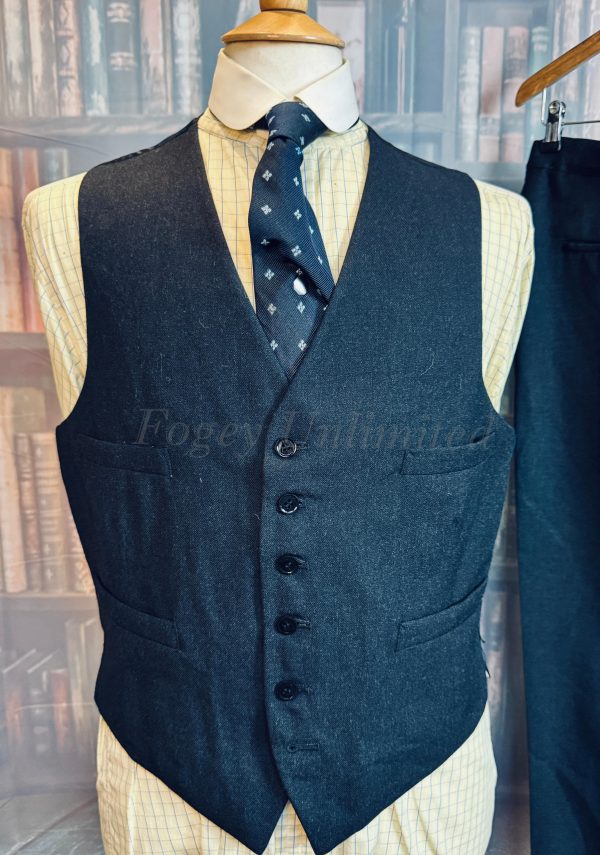 Vintage 3 Piece Burtons Heavyweight Suit Dated 1959.  38C/30W/32L (PKB59) - Image 9