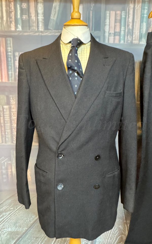 Vintage Squires 3 Piece Double Breasted Suit.  38C/34W/30.5L (PKSQ38) - Image 5