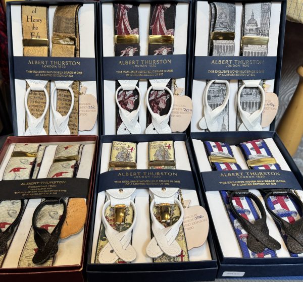Albert Thurston LIMITED EDITION Woven Silk Braces/Suspenders.. Limited to 500 pieces worldwide