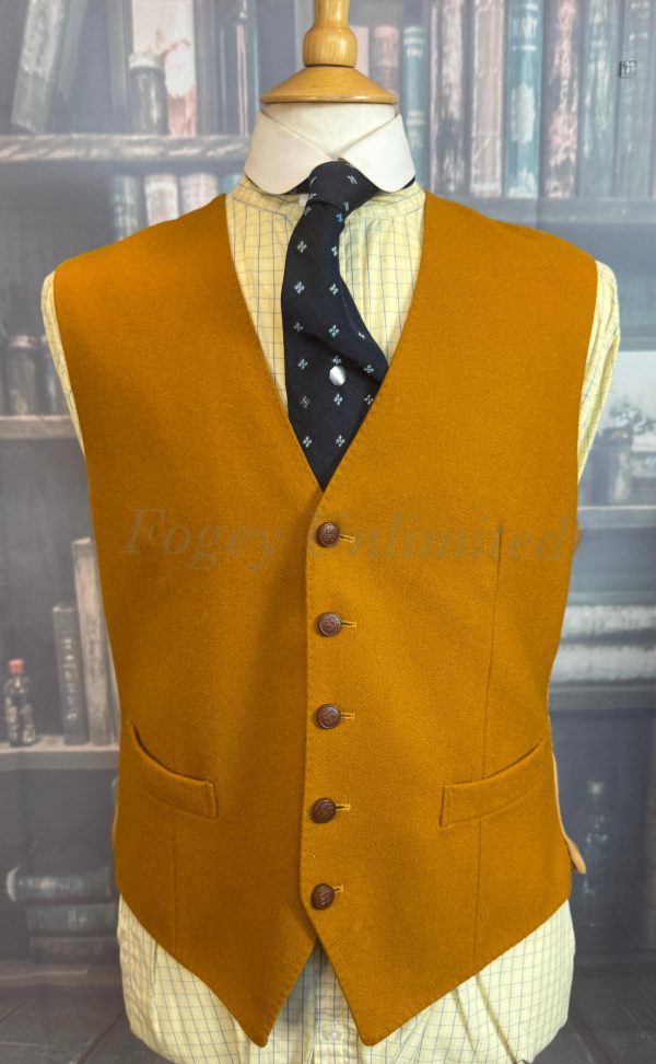 Vintage Daks Wool Doeskin Waistcoat/Vest Chest 42"/107cm  (WCPRDK)
