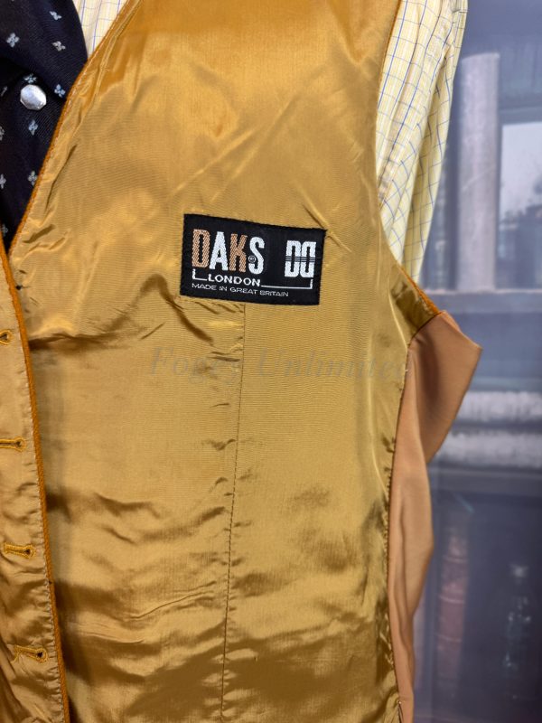 Vintage Daks Wool Doeskin Waistcoat/Vest Chest 42"/107cm  (WCPRDK) - Image 6