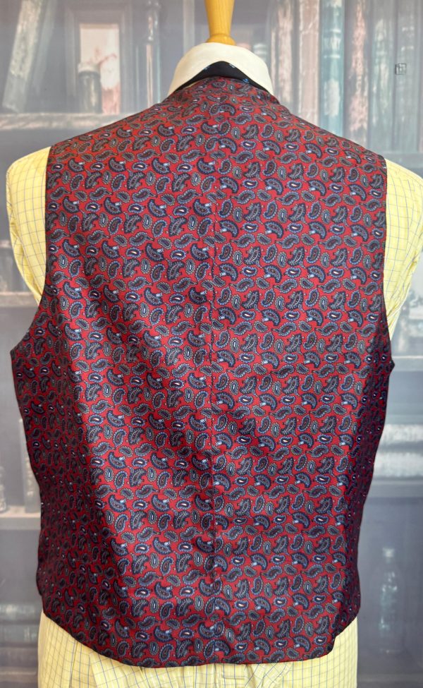 Vintage Gurteen Poppy Red Hunt Doeskin Wool Waistcoat/Vest. Chest  42"/107cm (Ref:WCSC) - Image 5