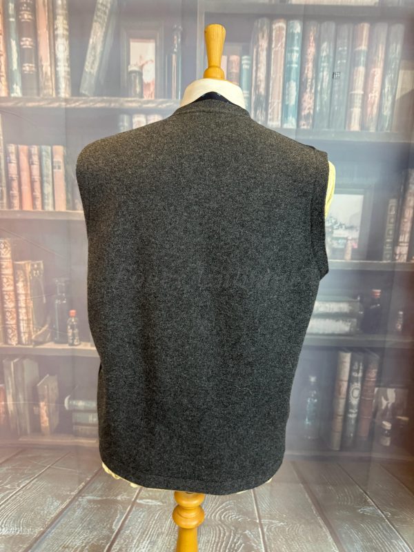 Hackett Heavyweight Knitted Wool Sleeveless Waistcoat/Cardigan/Vest Large Chest 42"/107cm (Ref:WCPRH) - Image 4