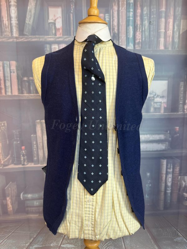 William Hunt Fine Knitted Wool Sleeveless Waistcoat/Cardigan/Vest Small Chest 38"/97cm (Ref:WCSE) - Image 6