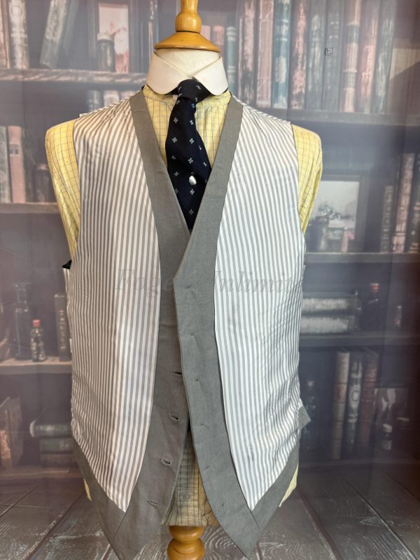 Pakeman Catto Carter Dove Grey Linen Waistcoat/Vest Morning Dress Formal Attire 42"/107cm chest (Ref:WCSA) NWT - Image 4