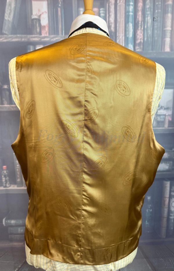 Vintage Brocklehurst Mustard Waistcoat/Vest. Chest  44"/112cm (Ref:WCSD) - Image 6