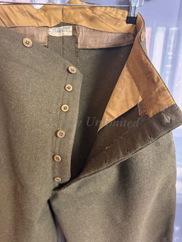 Vintage Green Military Motorcycle Breeches Jodhpurs. Heavyweight W32"/81cm (Ref:FAR32) - Image 15