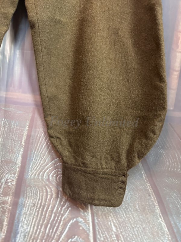 Vintage Green Military Motorcycle Breeches Jodhpurs. Heavyweight W32"/81cm (Ref:FAR32) - Image 7