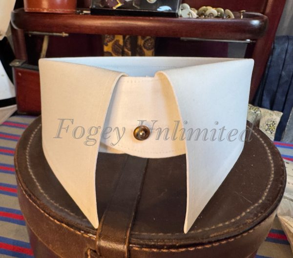 Brand New Old Store stock Spearpoint style  Detachable Collar. Harvie & Hudson . Size 16 1/2" - Image 5