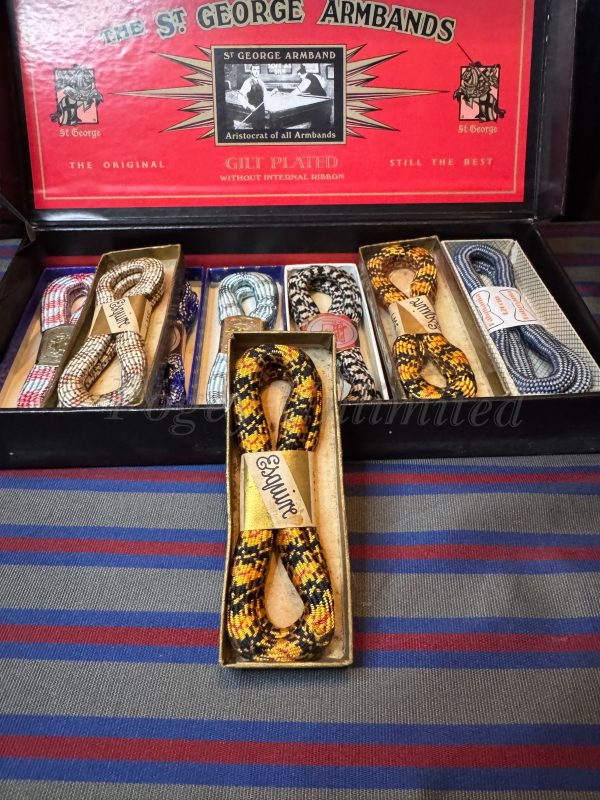Vintage St George Eton Elasticated ARMBANDS /Garters for your shirt sleeves - Image 12
