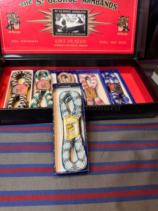 Vintage St George Eton Elasticated ARMBANDS /Garters for your shirt sleeves - Image 7