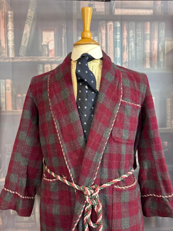 Wonderful Vintage Dressing Gown. Wool. Size Medium 38-40"Chest (Ref:KING) - Image 5