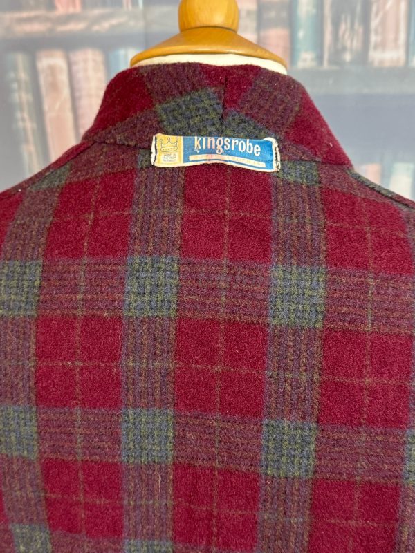 Wonderful Vintage Dressing Gown. Wool. Size Medium 38-40"Chest (Ref:KING) - Image 9