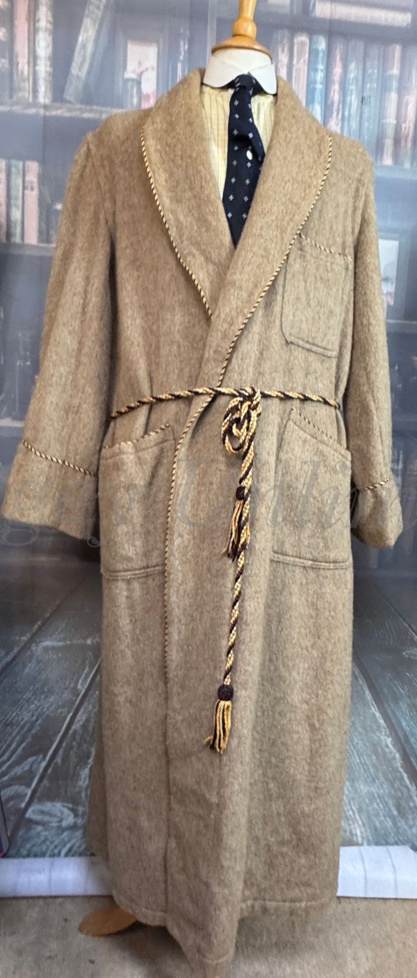 Wonderful Vintage Dressing Gown. Wool. Size  X Large 42-44"Chest (Ref:CRE) - Image 3