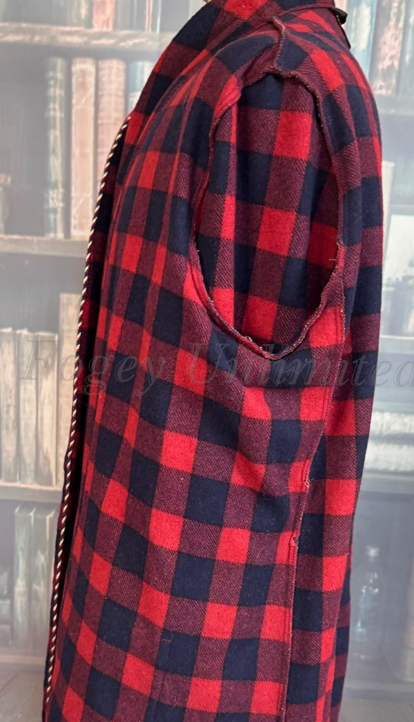 Wonderful Vintage Dressing Gown. Wool Mix. Size Large 40-42"Chest (Ref:DGBM) - Image 4