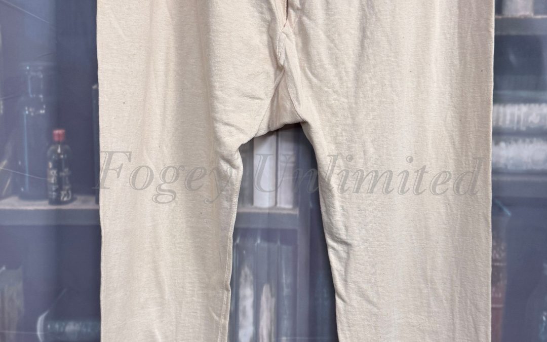 Vintage Long Johns Brace Tapes, Yoke front. Maco German Waist 34″/87cm  (Ref: GRL34)