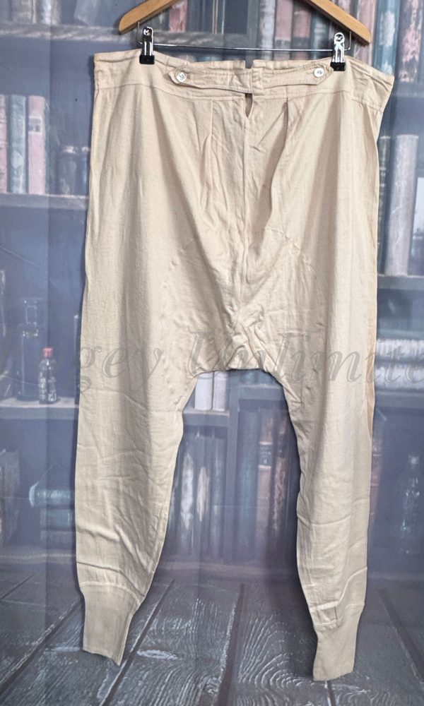 Vintage Long Johns Brace Tapes, Yoke front. Maco German Waist 38"/97cm  (Ref: GRL38)