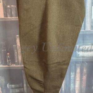 Vintage Green Military Motorcycle Breeches Jodhpurs. Heavyweight W34"/86cm (Ref:HM34)