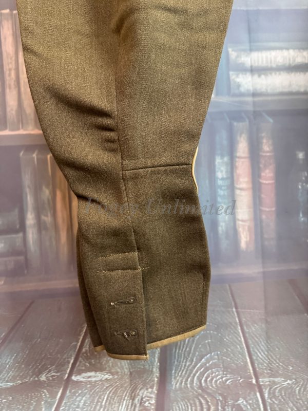 Vintage Green Military Motorcycle Breeches Jodhpurs. Heavyweight W34"/86cm (Ref:HM34) - Image 3