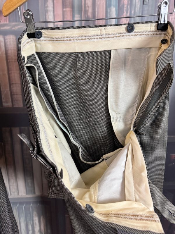 Double Breasted Birdseye Cloth 2 Piece Suit 40C/34W/29L (GR402) - Image 7