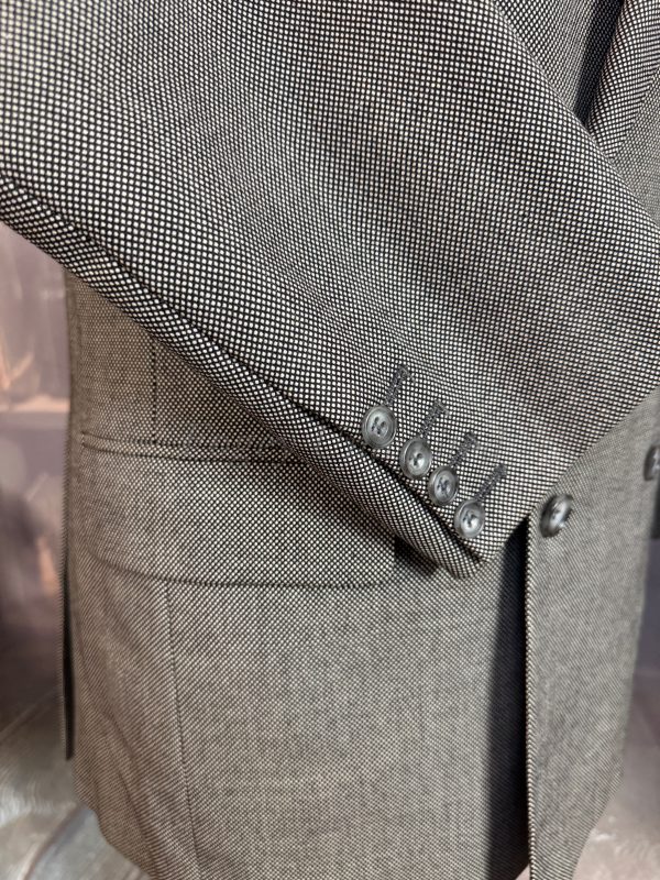 Double Breasted Birdseye Cloth 2 Piece Suit 40C/34W/29L (GR402) - Image 6
