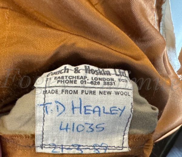 Vintage Bespoke Green Herringbone 3 Piece Suit 42"Chest /41waist. (Ref: CH89) - Image 8
