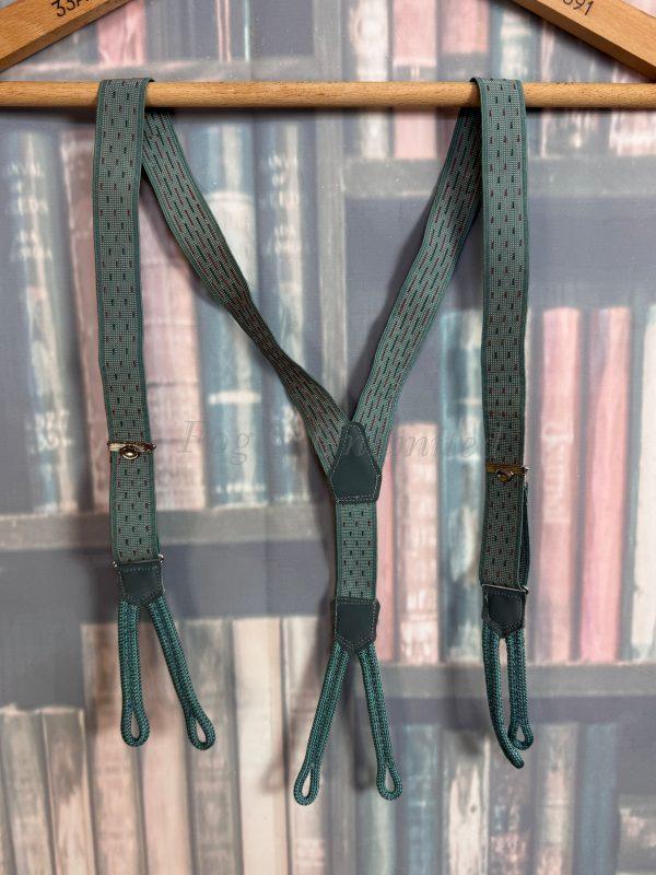 Vintage Old store stock Button end Braces/Suspenders. Various Styles and Colours. (Ref: Narrow Elastic) - Image 6