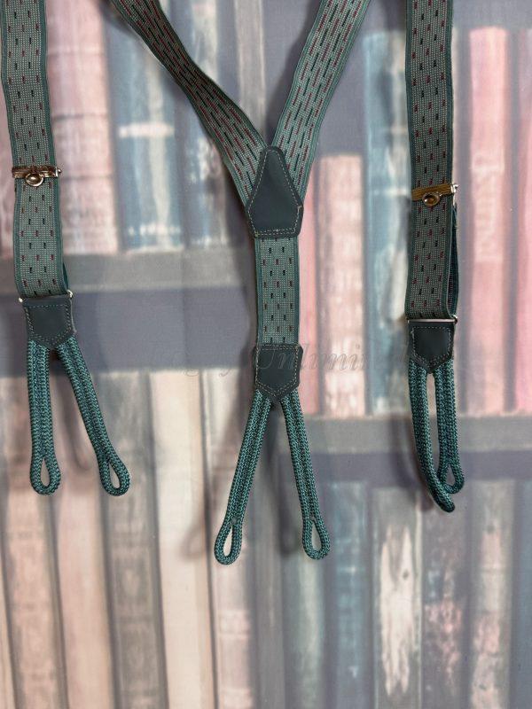 Vintage Old store stock Button end Braces/Suspenders. Various Styles and Colours. (Ref: Narrow Elastic) - Image 5