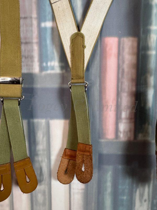 Vintage 1947 British Army Braces/Suspenders Khaki  (FSA47) - Image 4
