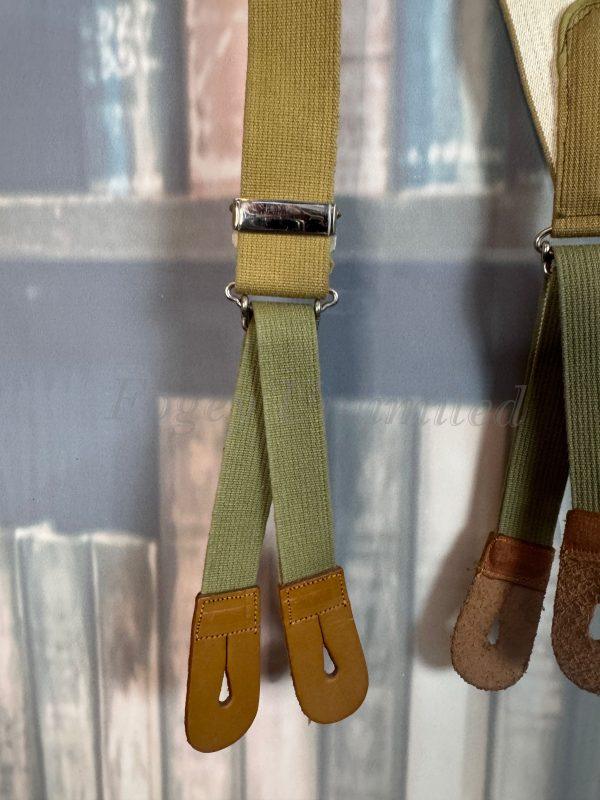 Vintage 1947 British Army Braces/Suspenders Khaki  (FSA47) - Image 5