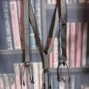 Vintage Sophos Elastic Trouser Braces (Suspenders)with Grey elastic  ends. Rare. Unusual (DRUN1)