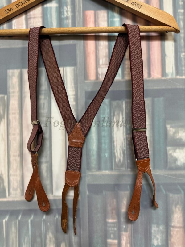 Vintage Button end Braces/Suspenders. Various Styles and Colours. (Ref:DR1a) - Image 5