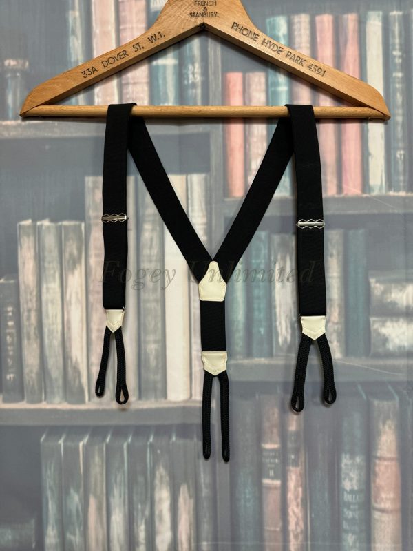 Vintage Button end Braces/Suspenders. Various Styles and Colours. (Ref:DR1a) - Image 3