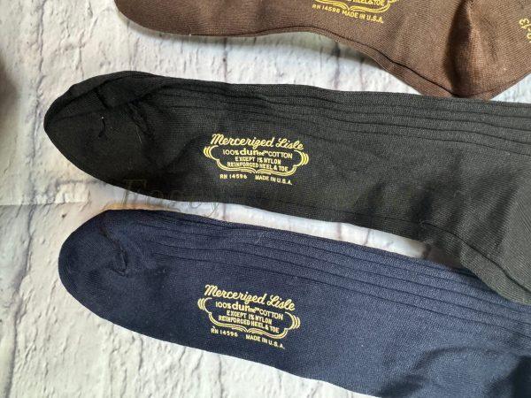 Wonderful Vintage Fruit of the Loom Ribbed Socks Cotton Size 10-12 - Image 2