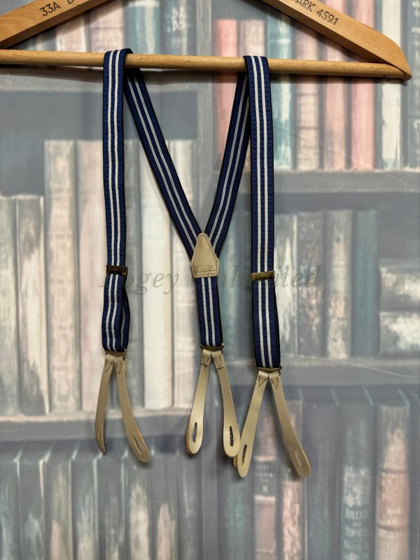 Vintage Button end Braces/Suspenders. Various Styles and Colours. (Ref:DR1a) - Image 10