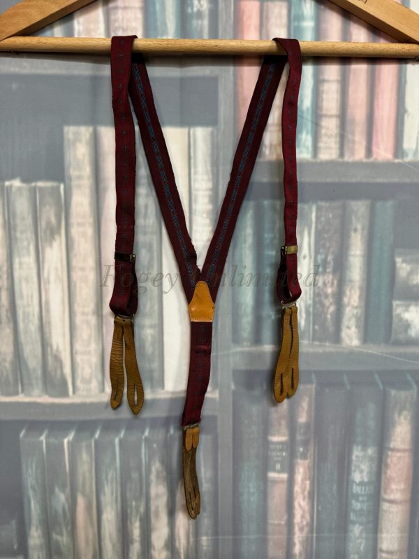 Vintage Button end Braces/Suspenders. Various Styles and Colours. (Ref:DR1a) - Image 6