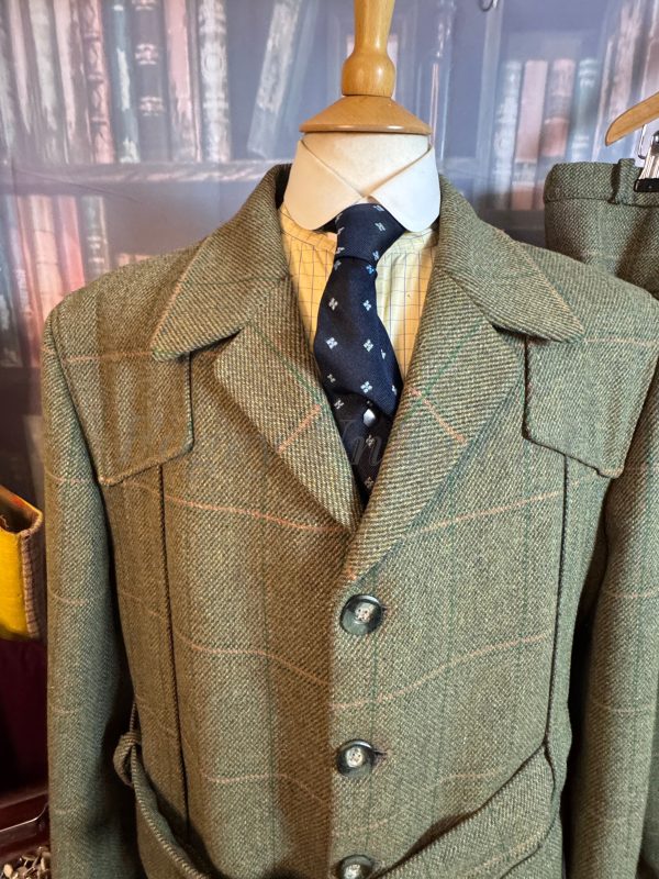 Vintage PJ Haggart Heavyweight Tweed Norfolk Shooting Suit/Breeks/plus Fours 46c/42w (TPL46) - Image 4