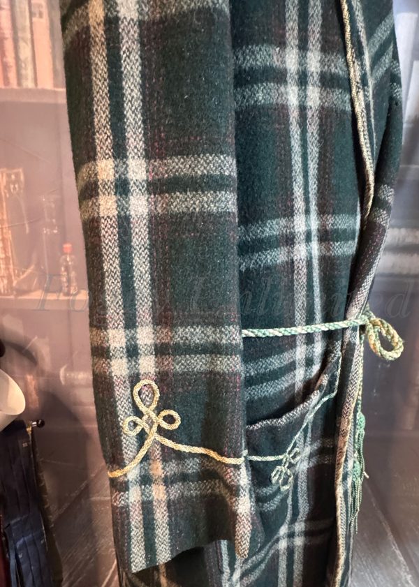 Wonderful Vintage Dressing Gown. Wool. Size Large 40-42"Chest (Ref:GREN42) - Image 7