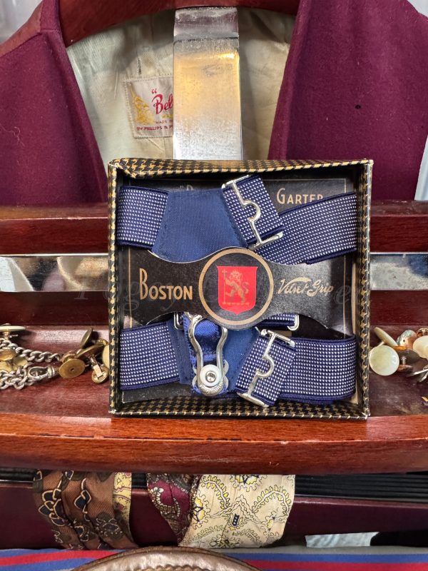 Vintage Old store stock Sock Suspenders/Garters. Perfectly supported socks! Various Styles and Colours.(Ref: SGKF) - Image 7