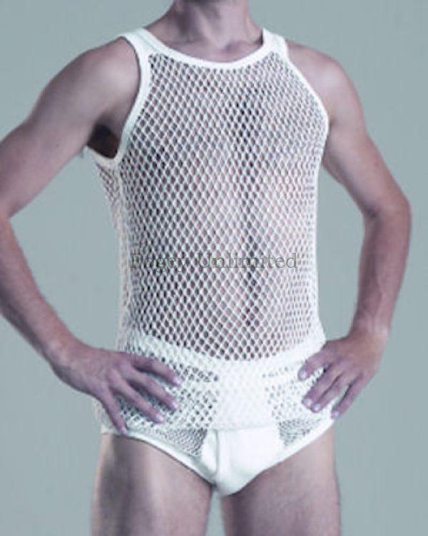 Brynje String Vest/Singlet HEAVYWEIGHT. Net Cotton.Traditional style