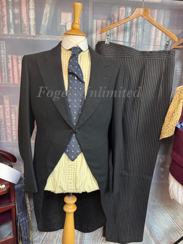 Vintage Moss Bros Piccadilly Stroller / Formal wear 2 piece Tailcoat  Suit 38C/40W/34L (Ref: Moss38C)