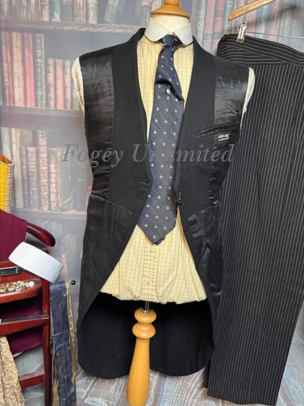 Vintage Moss Bros Piccadilly Stroller / Formal wear 2 piece Tailcoat  Suit 38C/40W/34L (Ref: Moss38C) - Image 11