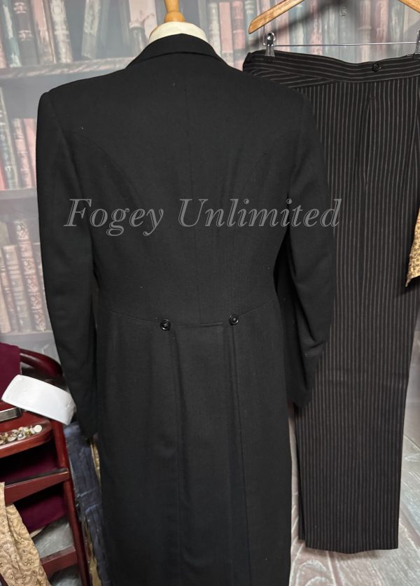 Vintage Moss Bros Piccadilly Stroller / Formal wear 2 piece Tailcoat  Suit 38C/40W/34L (Ref: Moss38C) - Image 12