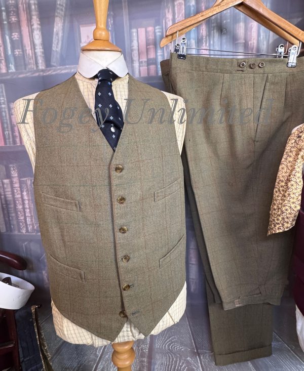 Vintage Bespoke 4 Piece Tweed Suit 41"Chest /36waist. (Ref: ATMcG) - Image 17