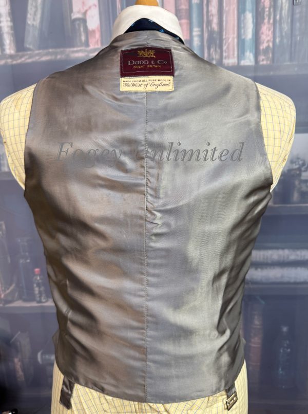 Vintage Dunn & Co Burgundy Wool Doeskin Waistcoat/Vest 38"/97cm Chest (Ref:DGL38) - Image 5