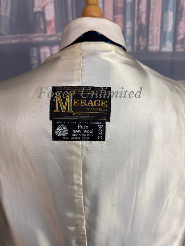 Vintage Merage Grey Doeskin Wool Waistcoat/Vest. Chest  44"/112cm (Ref:DGLG44a) - Image 6